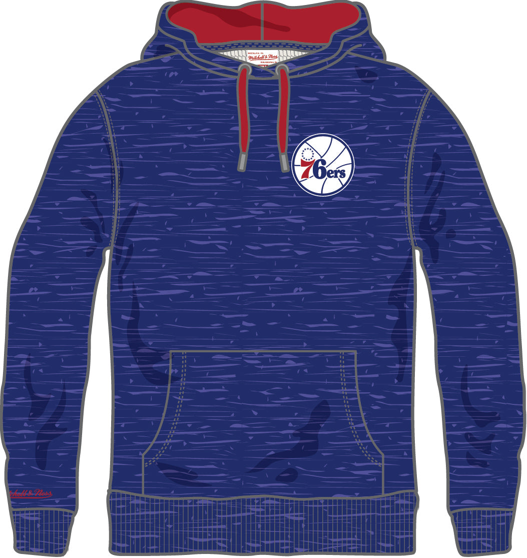 Philadelphia 76ers Mitchell & Ness Classic French Terry Hoodie - Dynasty Sports & Framing 