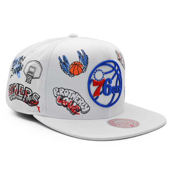 Philadelphia 76ERS NBA Hat Heather Low Mitchell & Ness Cap