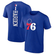 James Harden Philadelphia 76ers Playmaker T-Shirt - Royal Blue - Dynasty Sports & Framing 