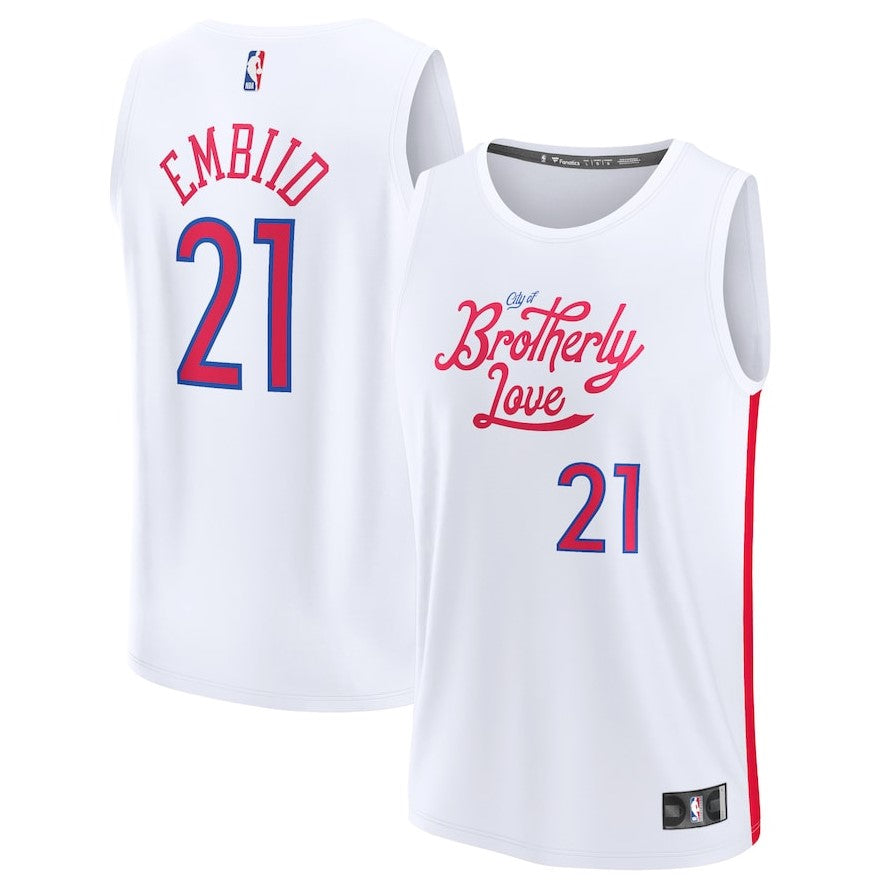 Joel Embiid Philadelphia 76ers 2022-23 City Edition Jersey - Dynasty Sports & Framing 