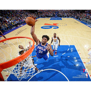 Joel Embiid Rim-Cam Dunk Philadelphia 76ers 8" x 10" Basketball Photo - Dynasty Sports & Framing 