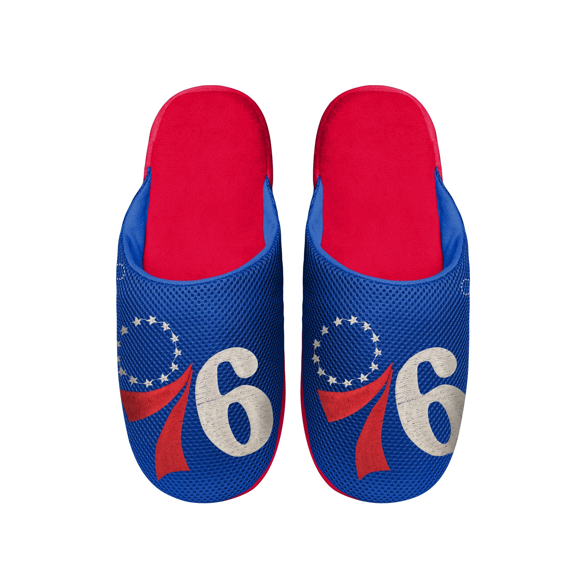 Philadelphia 76ers Mesh Slide Slippers - Dynasty Sports & Framing 