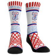 Philadelphia 76ers Rock Em Socks Team Slogan Crew Socks - Dynasty Sports & Framing 
