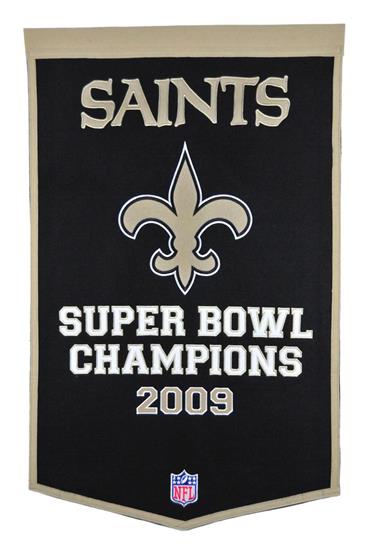 New Orleans Saints NFL Dynasty Banner - Dynasty Sports & Framing 