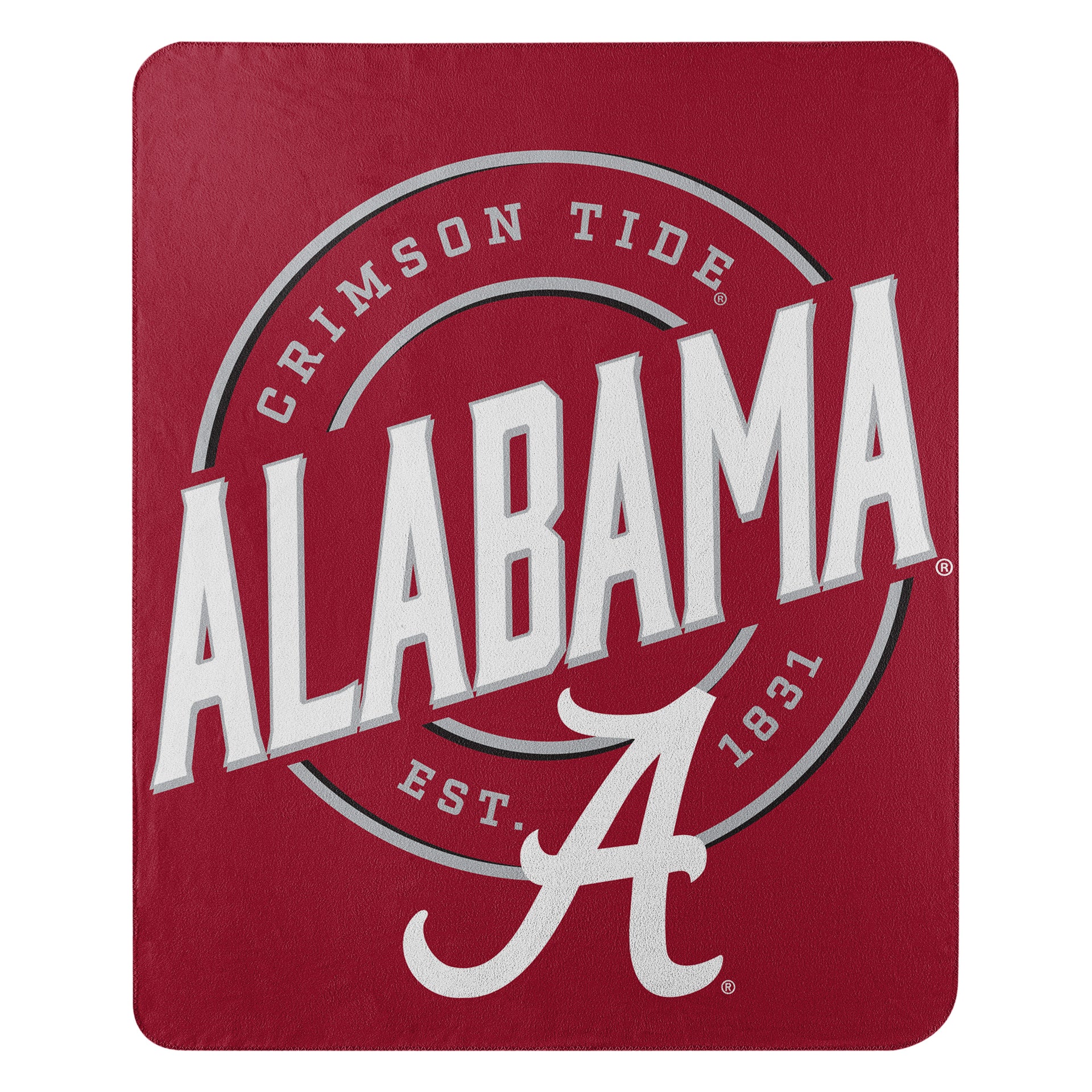 Alabama Crimson Tide 50" x 60" Campaign Fleece Blanket - Dynasty Sports & Framing 