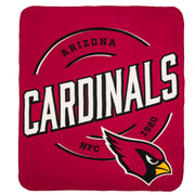 Arizona Cardinals 50" x 60" Campaign Fleece Blanket - Dynasty Sports & Framing 