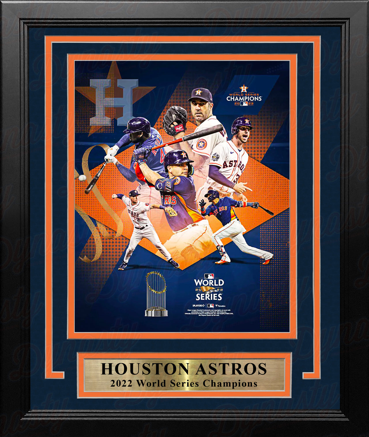 Houston Astros 2022 World Series Champions 8" x 10" Framed Baseball Photo - Dynasty Sports & Framing 