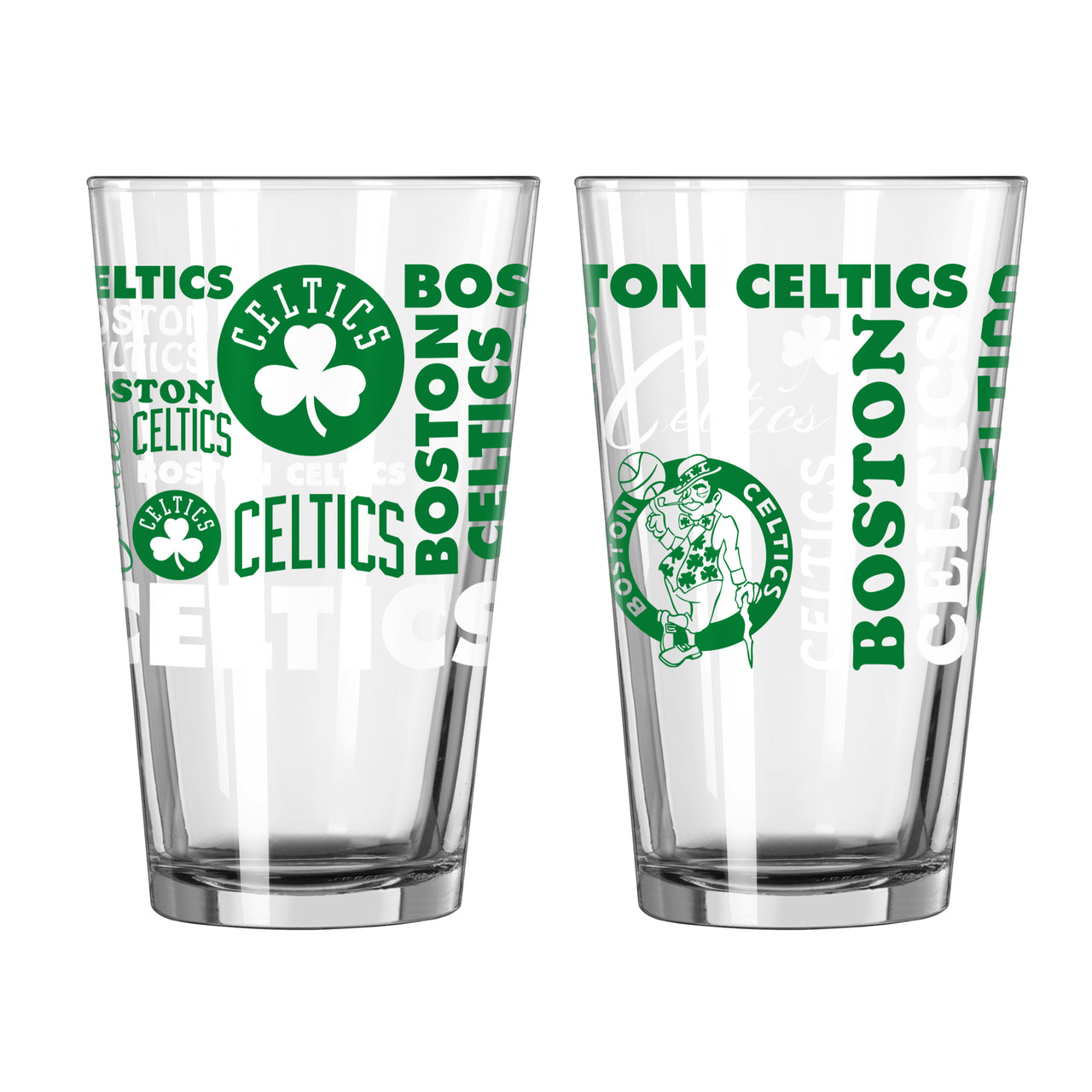 Boston Celtics Spirit Pint Glass - Dynasty Sports & Framing 