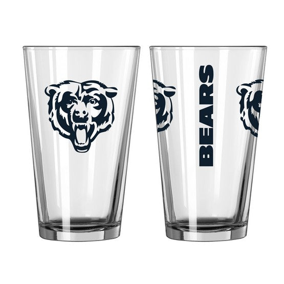 Chicago Bears Game Day Pint Glass - Dynasty Sports & Framing 