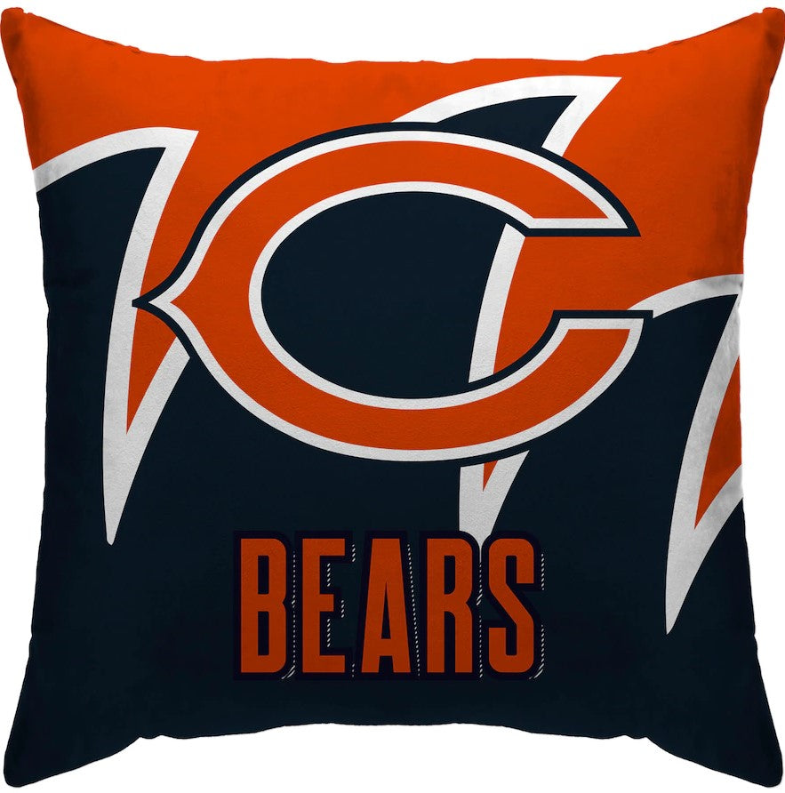 Chicago Bears 18'' x 18'' Splash Décor Pillow - Dynasty Sports & Framing 