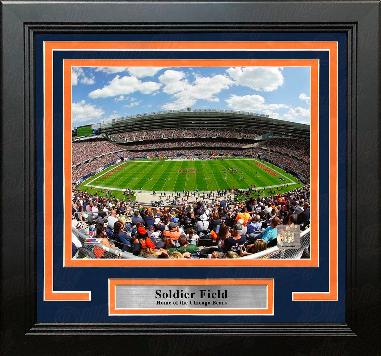 Chicago Bears Soldier Field 8" x 10" Framed Football Stadium Photo - Dynasty Sports & Framing 