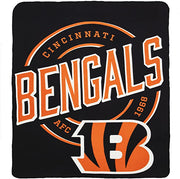Cincinnati Bengals 50" x 60" Campaign Fleece Blanket - Dynasty Sports & Framing 