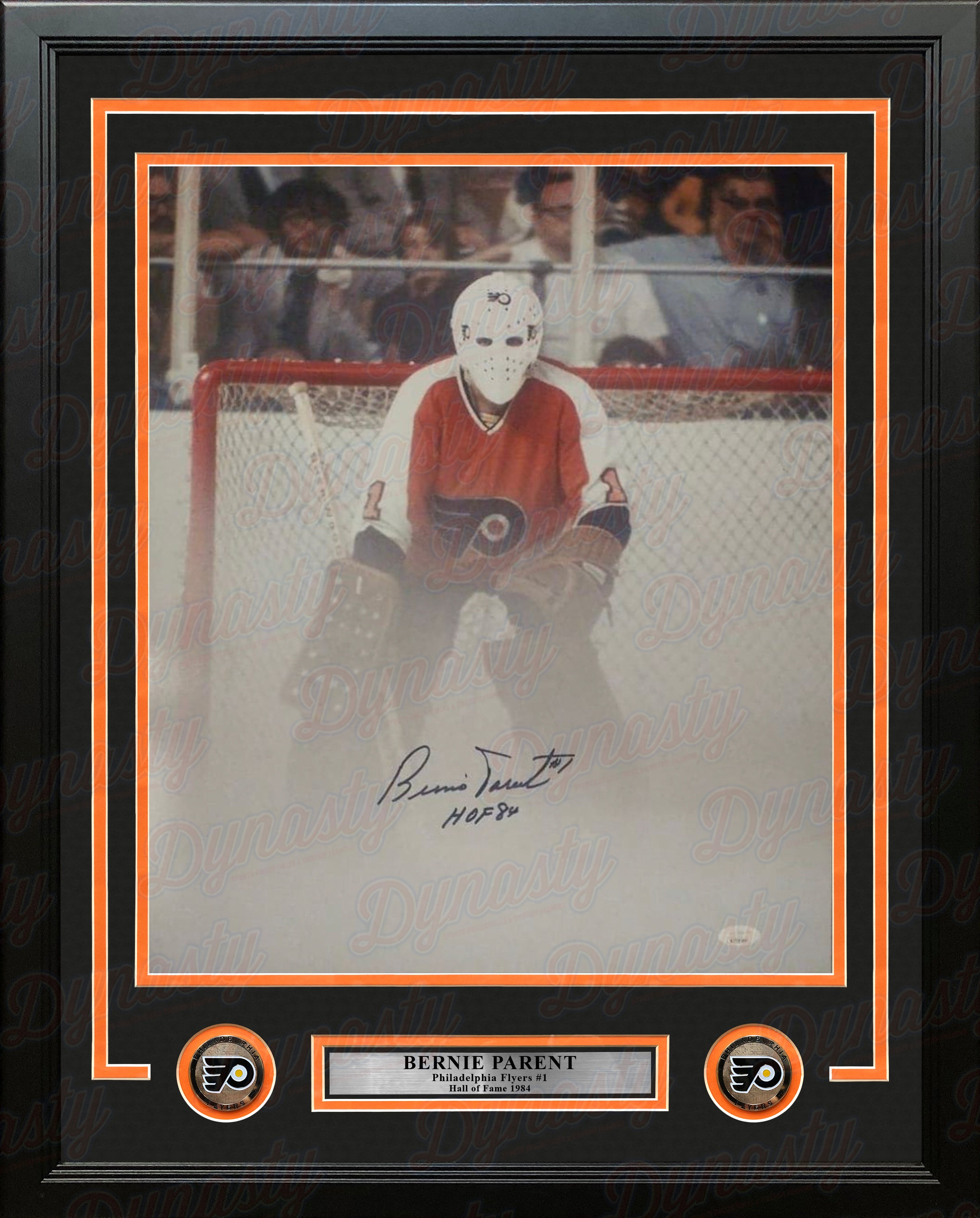 bernie parent signed jersey