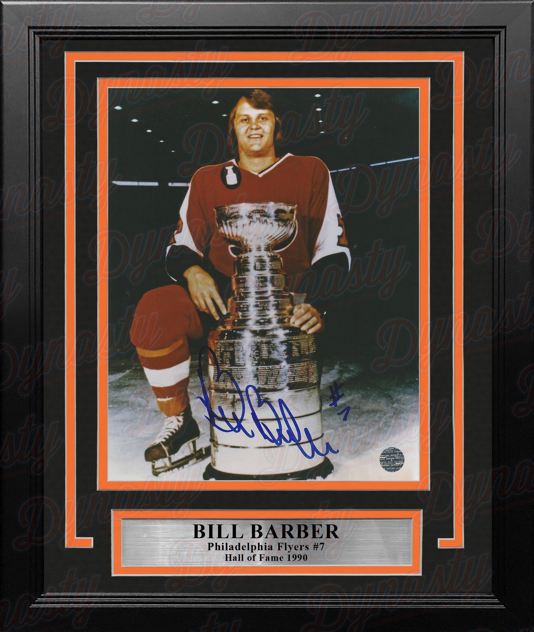 Bill Barber Stanley Cup Autographed Philadelphia Flyers 8" x 10" Framed Hockey Photo - Dynasty Sports & Framing 