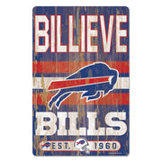 Buffalo Bills 11" x 17" Slogan Wood Sign - Dynasty Sports & Framing 