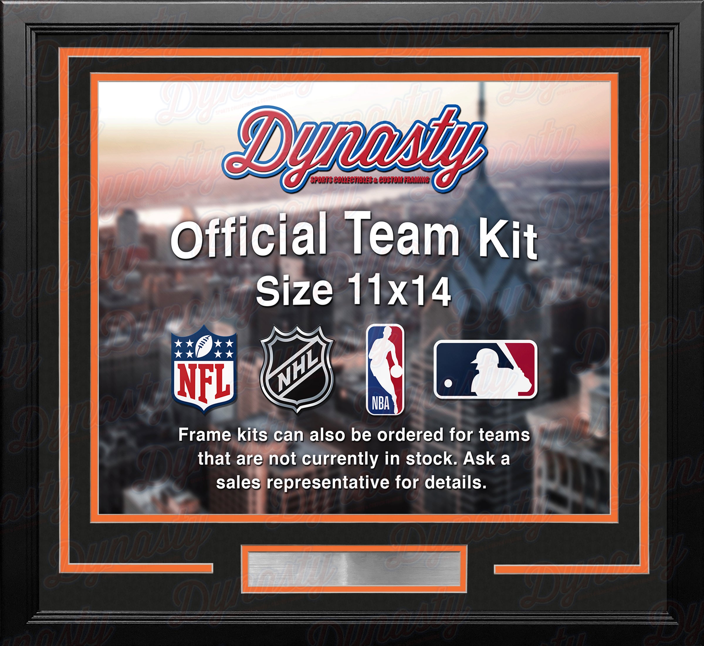 Phoenix Suns Custom NBA Basketball 11x14 Picture Frame Kit (Multiple Colors) - Dynasty Sports & Framing 