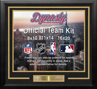 Golden State Warriors Custom NBA Basketball 11x14 Picture Frame Kit (Multiple Colors) - Dynasty Sports & Framing 