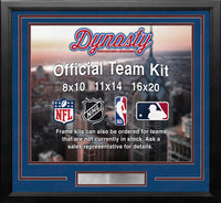 Colorado Avalanche Custom NHL Hockey 16x20 Picture Frame Kit (Multiple Colors) - Dynasty Sports & Framing 