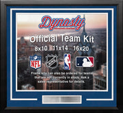 Los Angeles Rams Custom NFL Football 8x10 Picture Frame Kit (Multiple Colors) - Dynasty Sports & Framing 