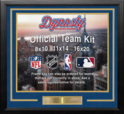 Golden State Warriors Custom NBA Basketball 11x14 Picture Frame Kit (Multiple Colors) - Dynasty Sports & Framing 
