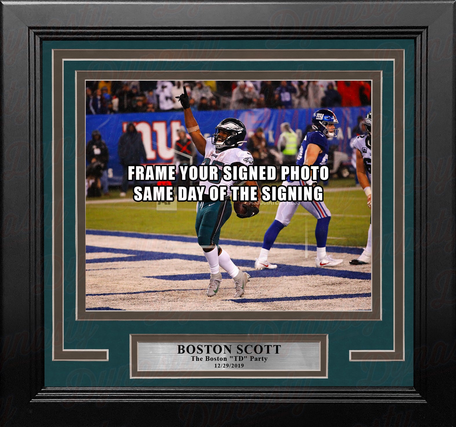 Boston Scott Philadelphia Eagles Picture Frame Kit | Eagles Autographs ...