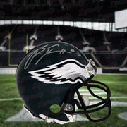 Boston Scott Philadelphia Eagles Autographed NFL Football Mini-Helmet - Dynasty Sports & Framing 