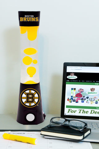 Boston Bruins Magma Lamp with Bluetooth Speaker - Dynasty Sports & Framing 