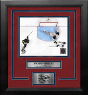 Braden Holtby 2018 Stanley Cup Finals Save Capitals 8x10 Framed Hockey Photo with Engraved Autograph - Dynasty Sports & Framing 