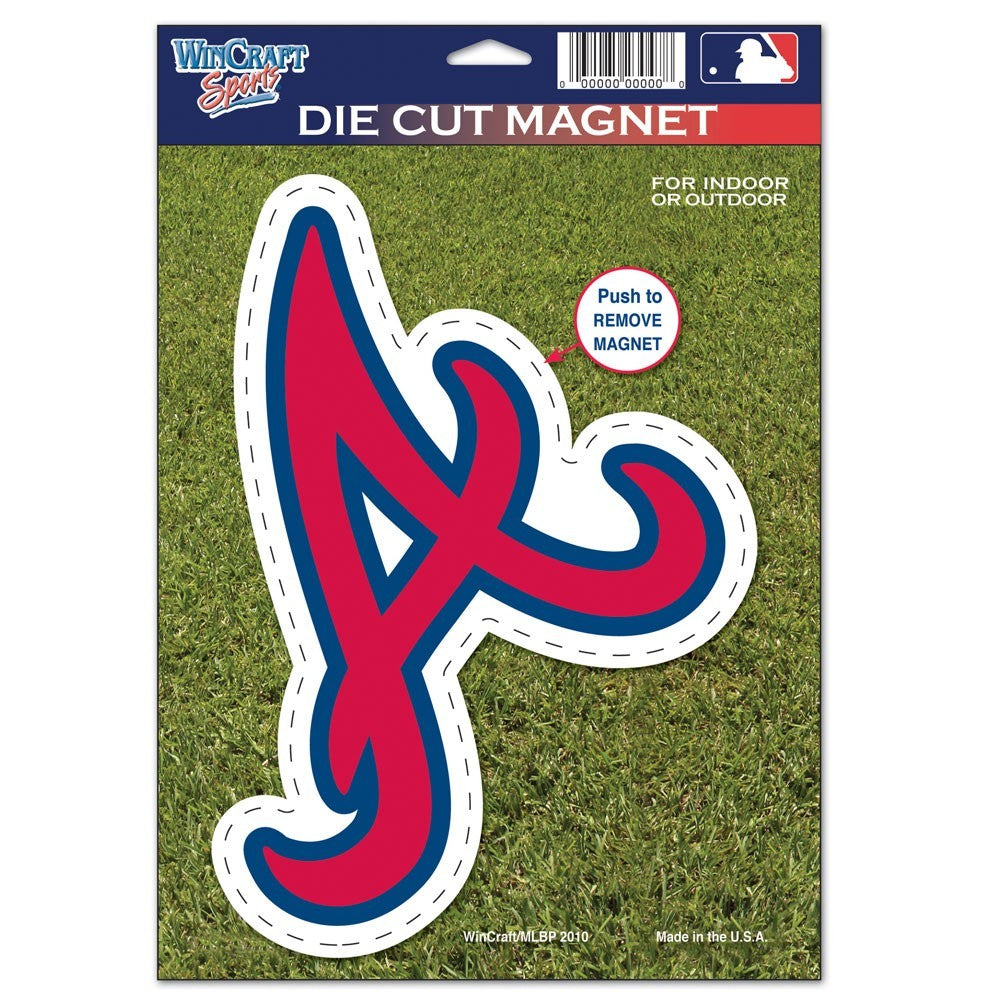 Atlanta Braves 8" Die-Cut Magnet - Dynasty Sports & Framing