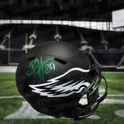 (Pre-Order) Brian Dawkins Autographed Eclipse Speed Eagles Mini-Helmet - Dynasty Sports & Framing 