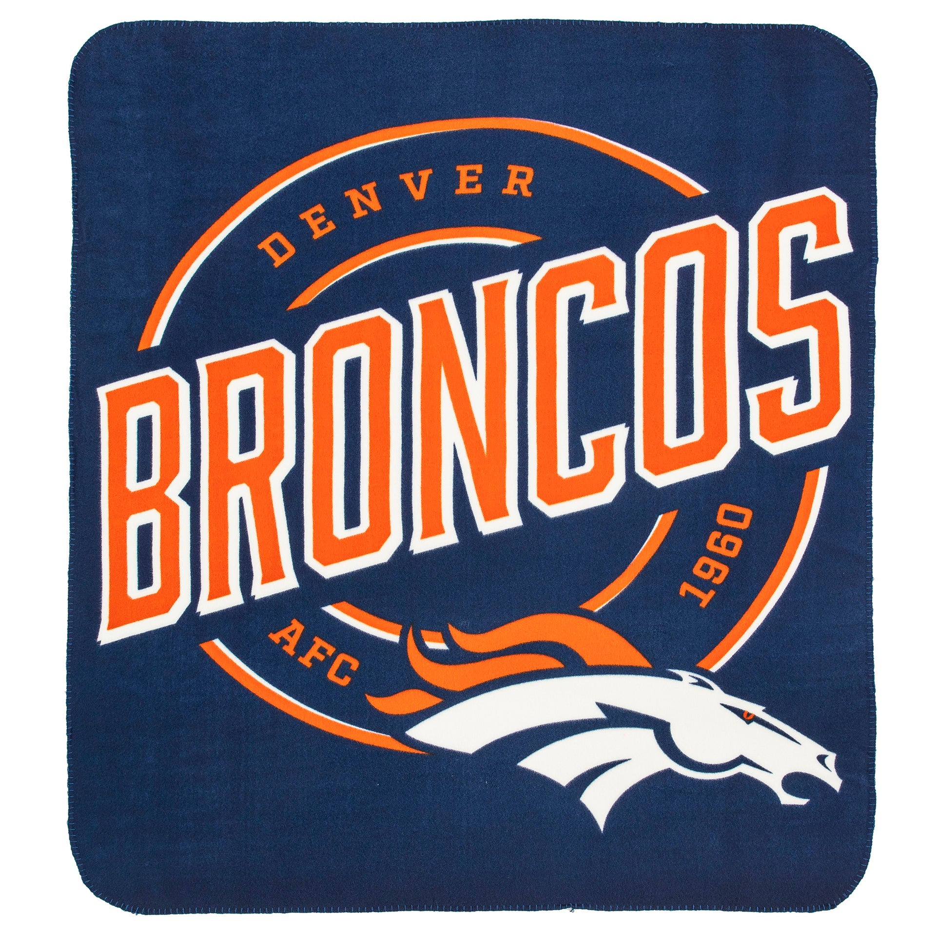 Denver Broncos 50" x 60" Campaign Fleece Blanket - Dynasty Sports & Framing 