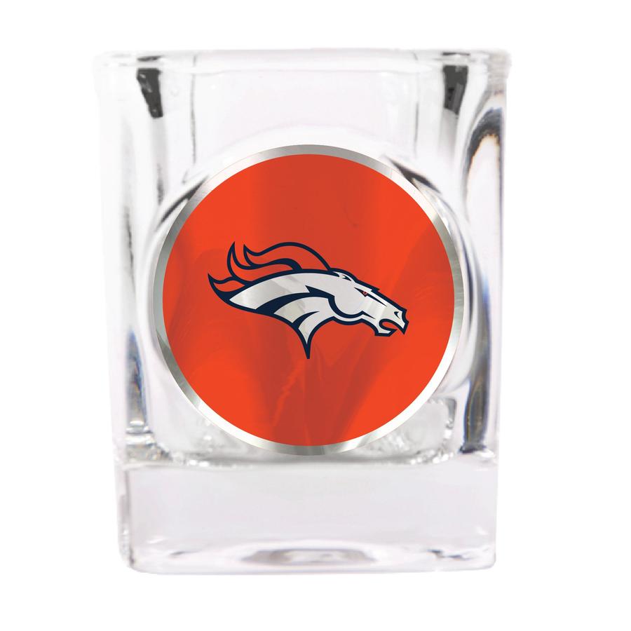 Denver Broncos Square Shot Glass - Dynasty Sports & Framing 