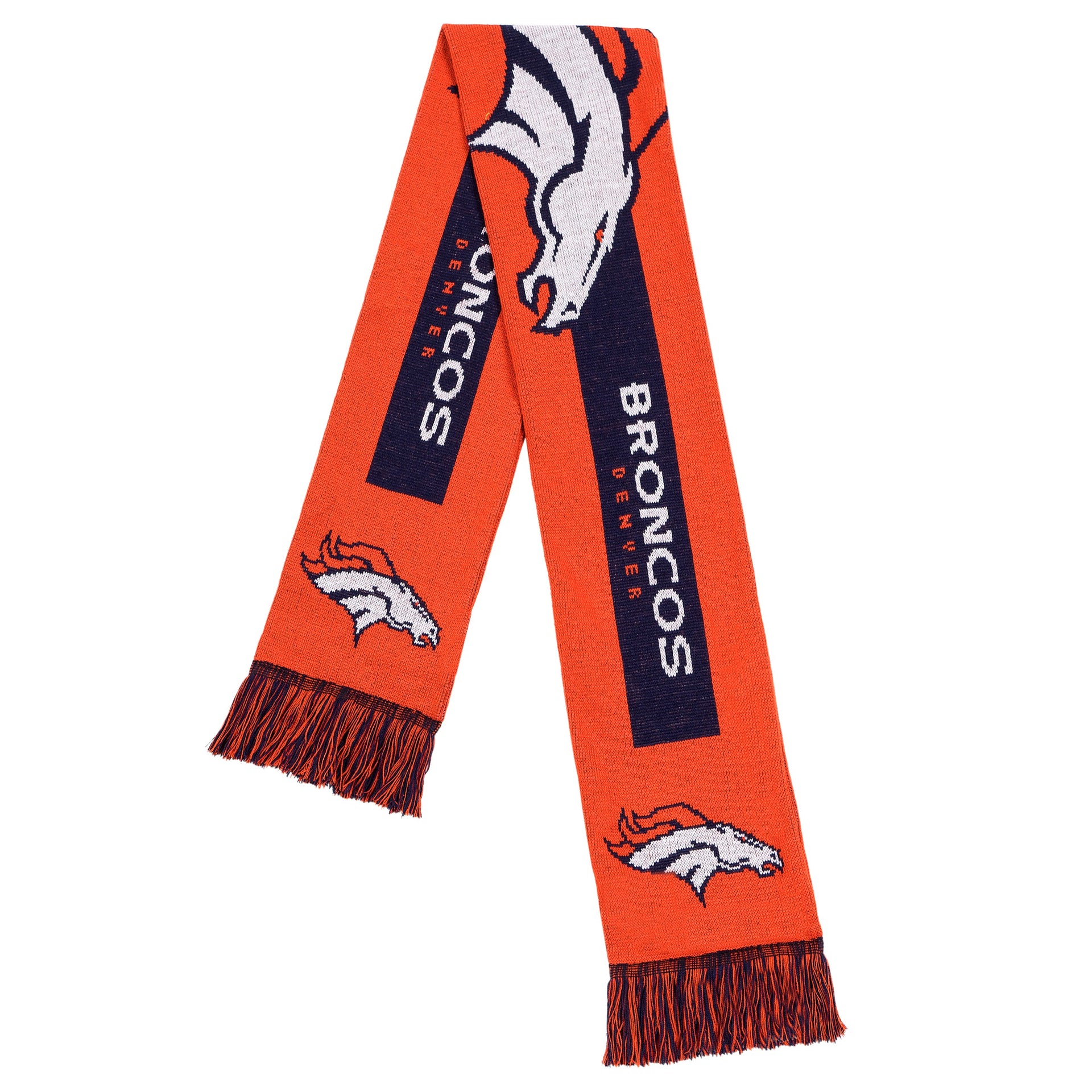 Denver Broncos NFL Football Big Logo Scarf - Dynasty Sports & Framing 