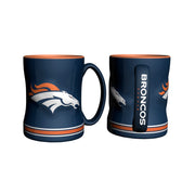 Denver Broncos NFL Football Logo Relief 14 oz. Mug - Dynasty Sports & Framing 