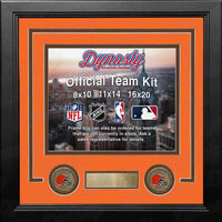Cleveland Browns Custom NFL Football 11x14 Picture Frame Kit (Multiple Colors) - Dynasty Sports & Framing 