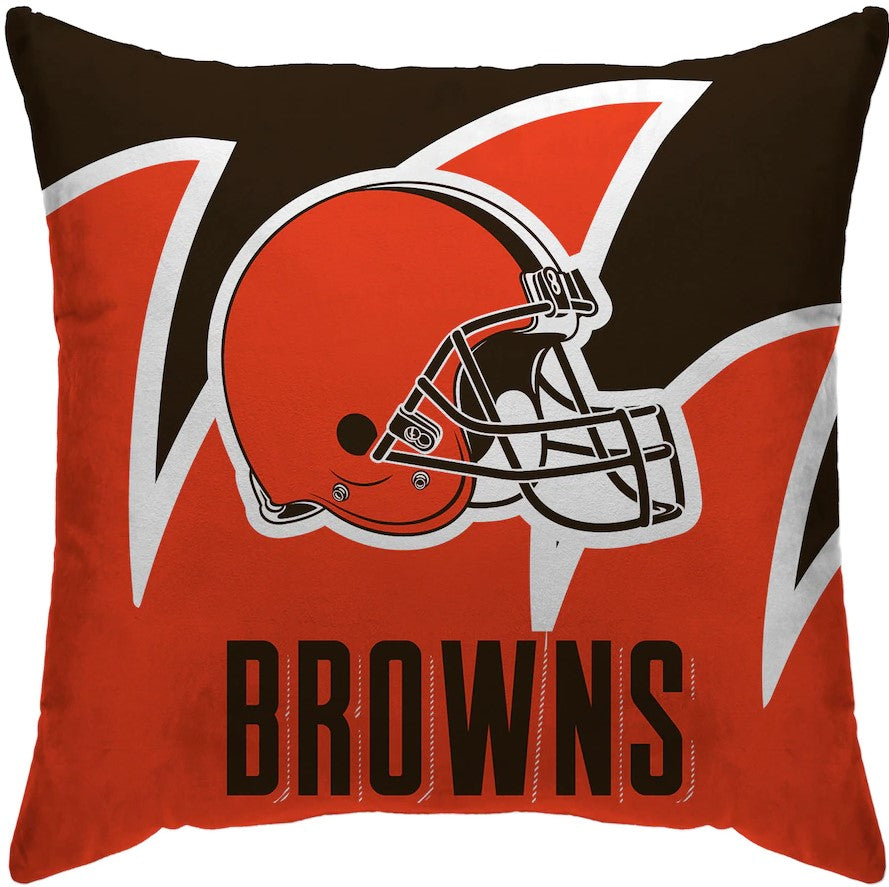 Cleveland Browns 18'' x 18'' Splash Décor Pillow - Dynasty Sports & Framing 