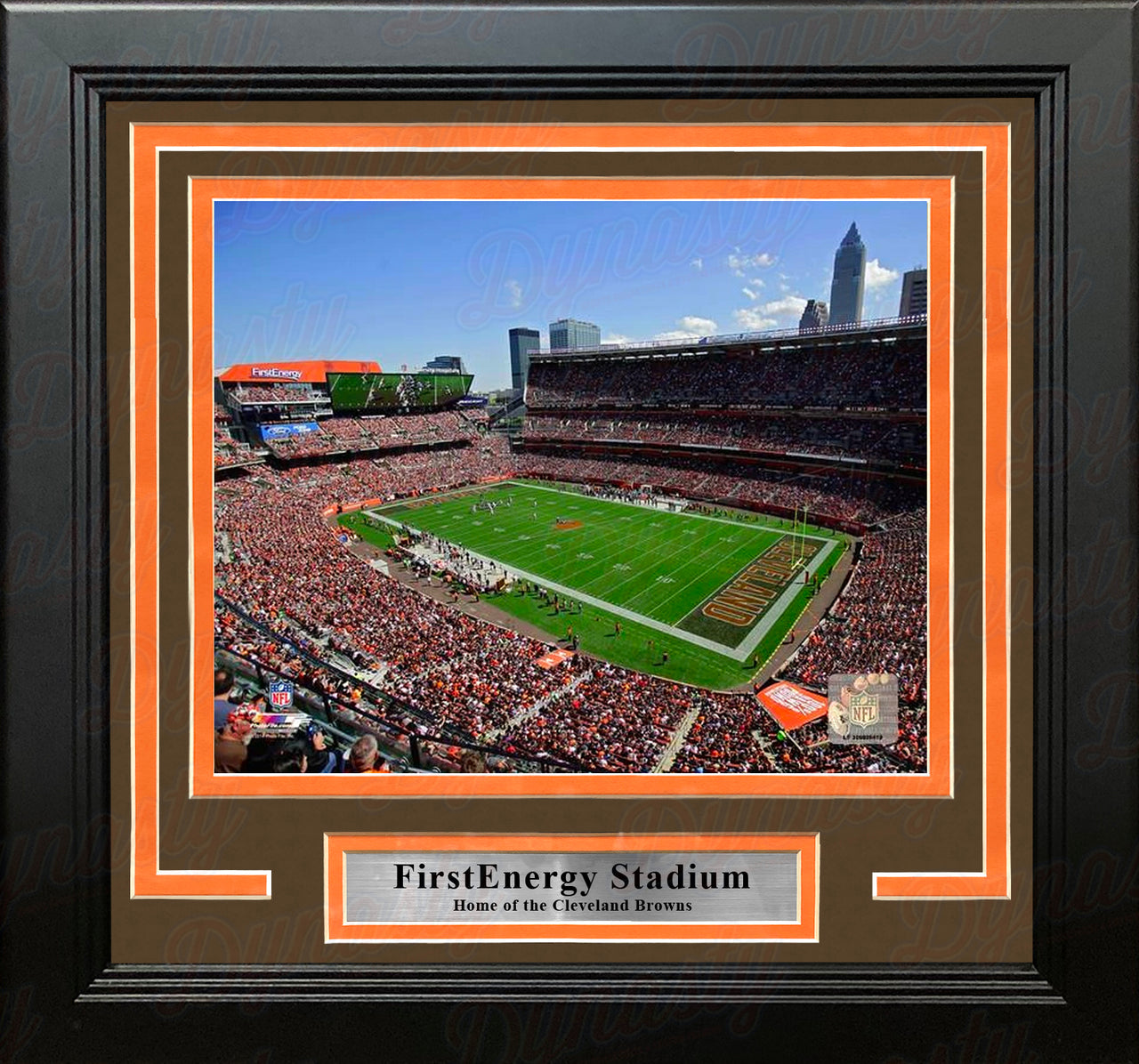 Cleveland Browns FirstEnergy Stadium 8" x 10" Framed Football Photo - Dynasty Sports & Framing 