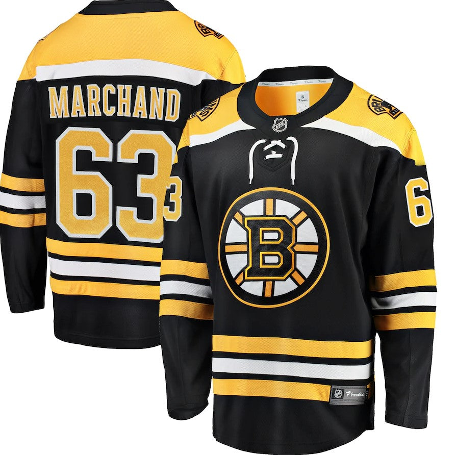 Brad Marchand Boston Bruins Breakaway Player Jersey - Black - Dynasty Sports & Framing 