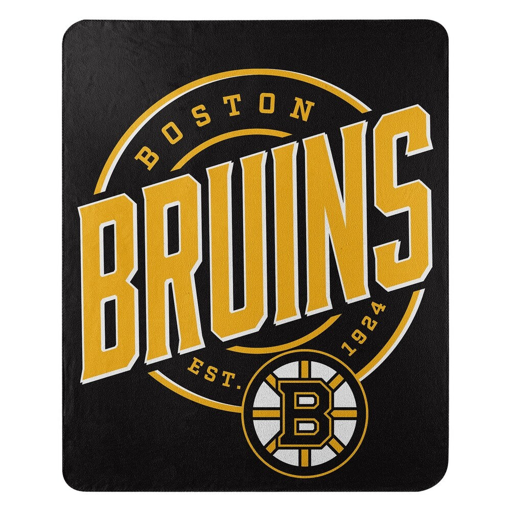 Boston Bruins 50" x 60" Campaign Fleece Blanket - Dynasty Sports & Framing 