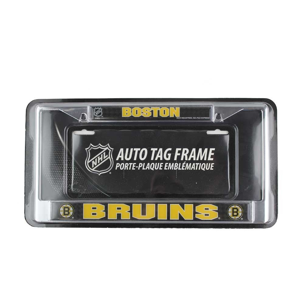 Boston Bruins Domed Chrome License Plate Frame - Dynasty Sports & Framing 