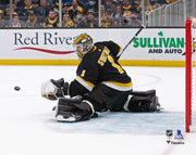 Jeremy Swayman in Action Boston Bruins 8" x 10" Hockey Photo - Dynasty Sports & Framing 