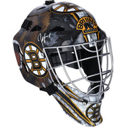 Jeremy Swayman Boston Bruins Autographed NHL Hockey Goalie Replica Mask - Dynasty Sports & Framing 