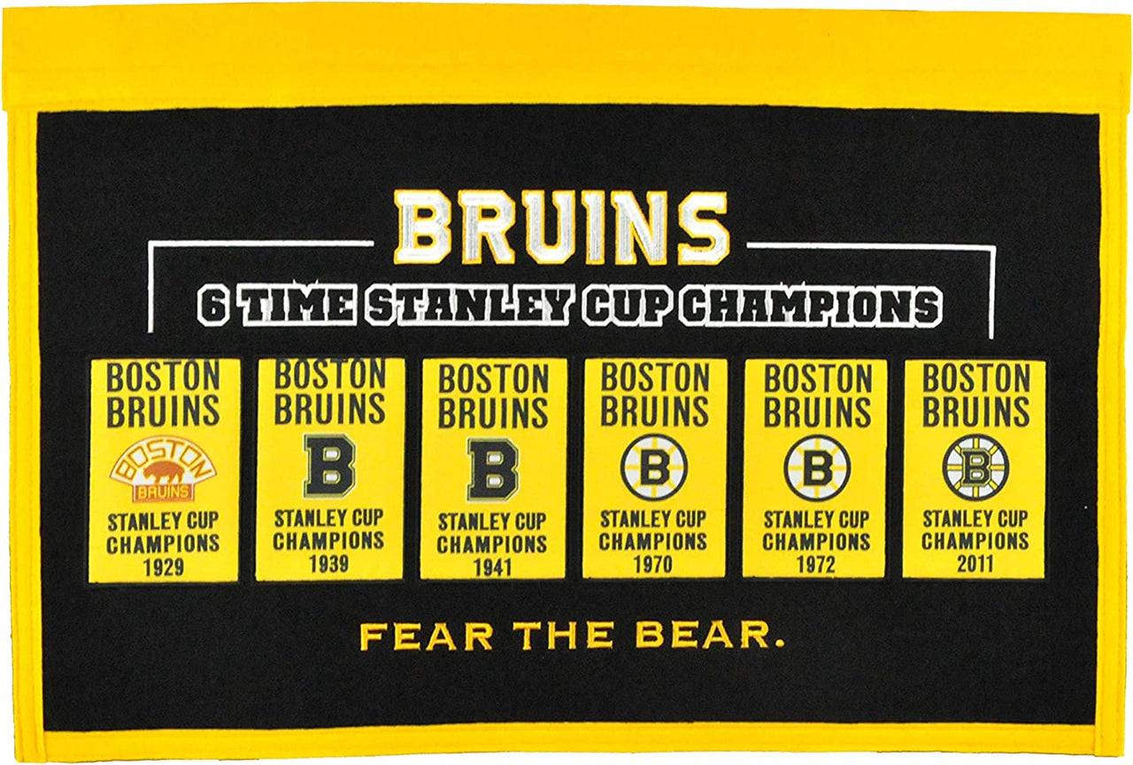 Boston Bruins Rafter Raiser Banner - Dynasty Sports & Framing 
