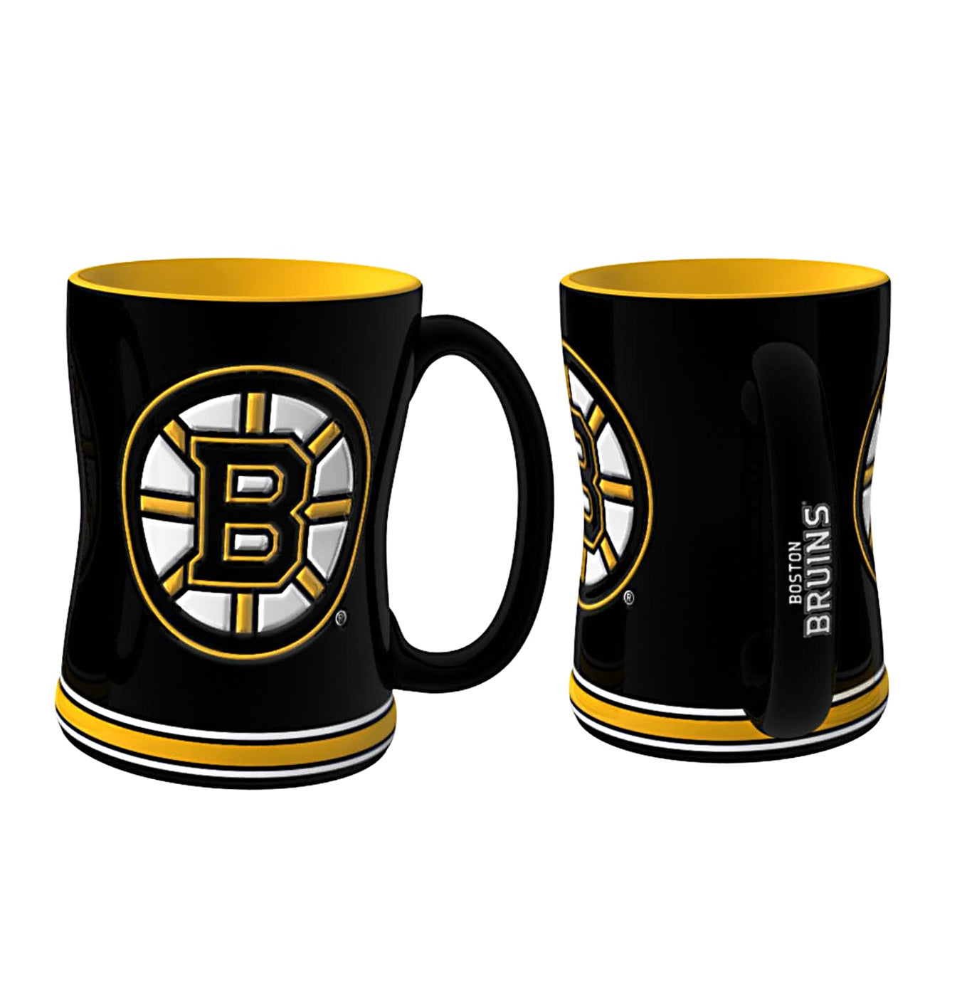 Boston Bruins Logo Relief Coffee Mug - Dynasty Sports & Framing 