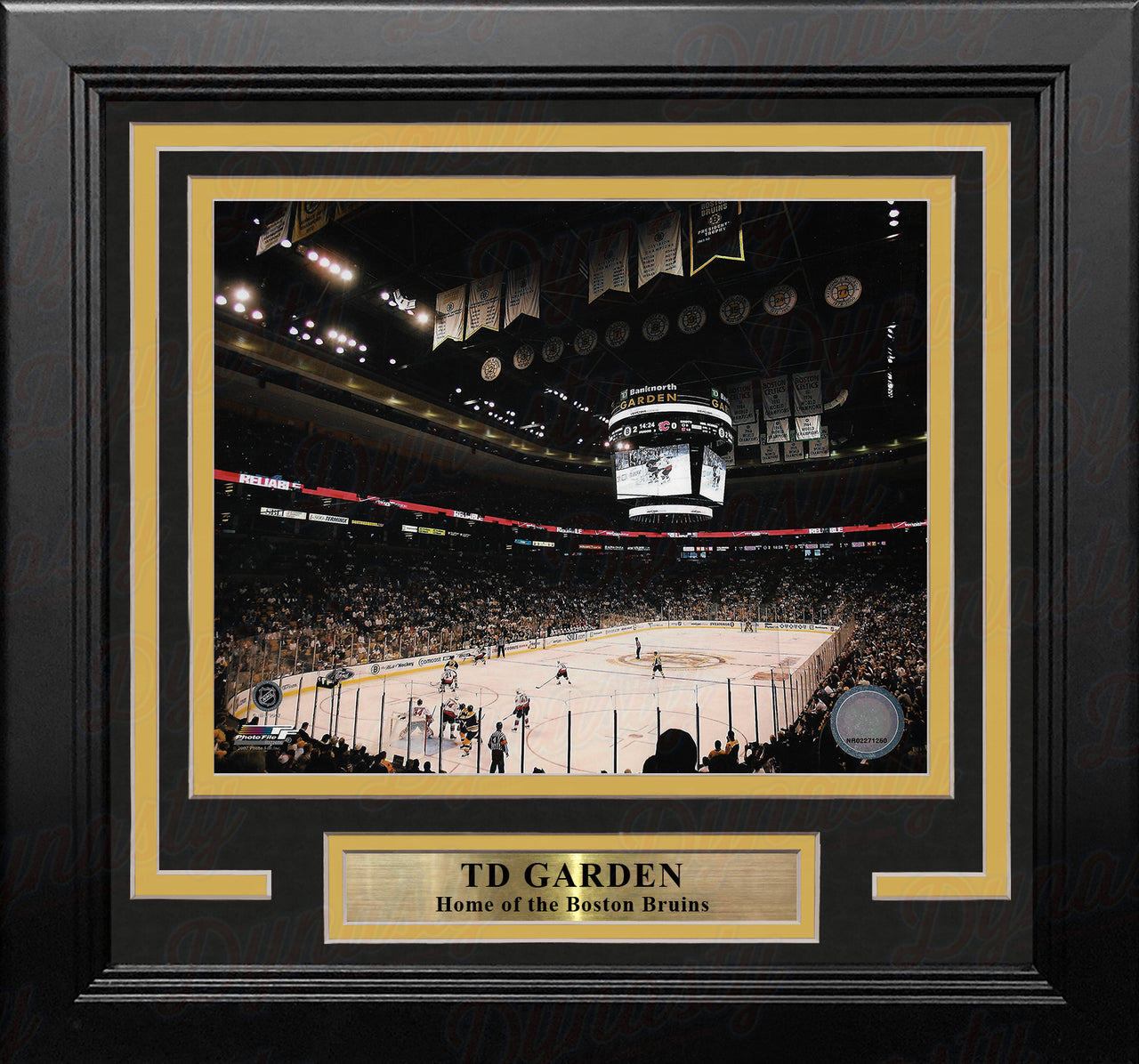 Boston Bruins TD Garden 8" x 10" Framed Hockey Stadium Photo - Dynasty Sports & Framing 