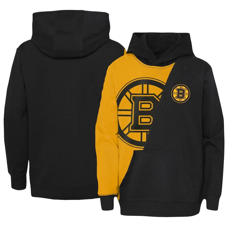 Boston Bruins Youth Unrivaled Pullover Hoodie - Gold - Dynasty Sports & Framing 