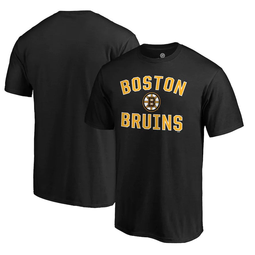 Boston Bruins Black Victory Arch T-Shirt - Dynasty Sports & Framing 
