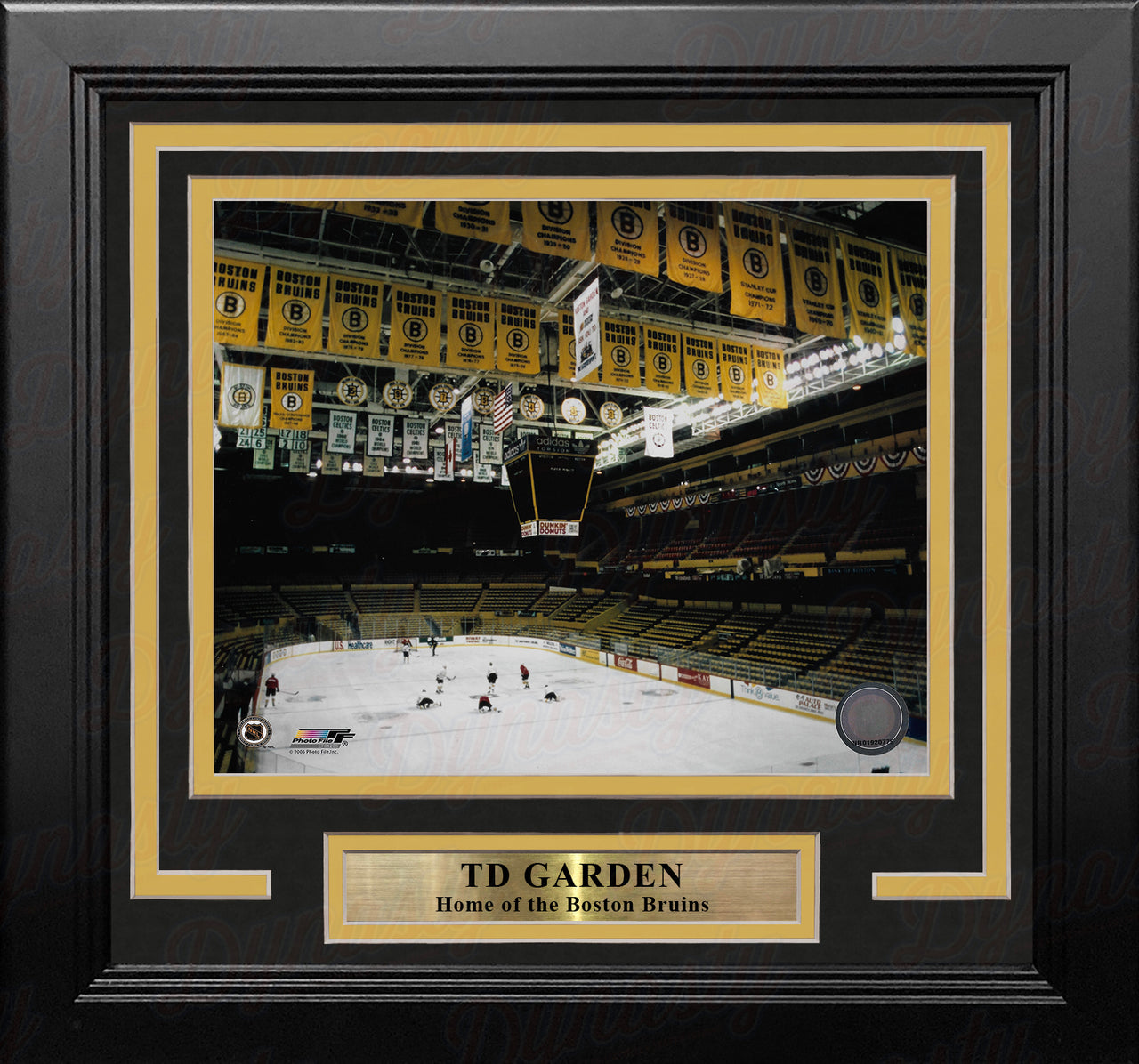 Boston Bruins TD Garden 8" x 10" Framed Vintage Hockey Stadium Photo - Dynasty Sports & Framing 