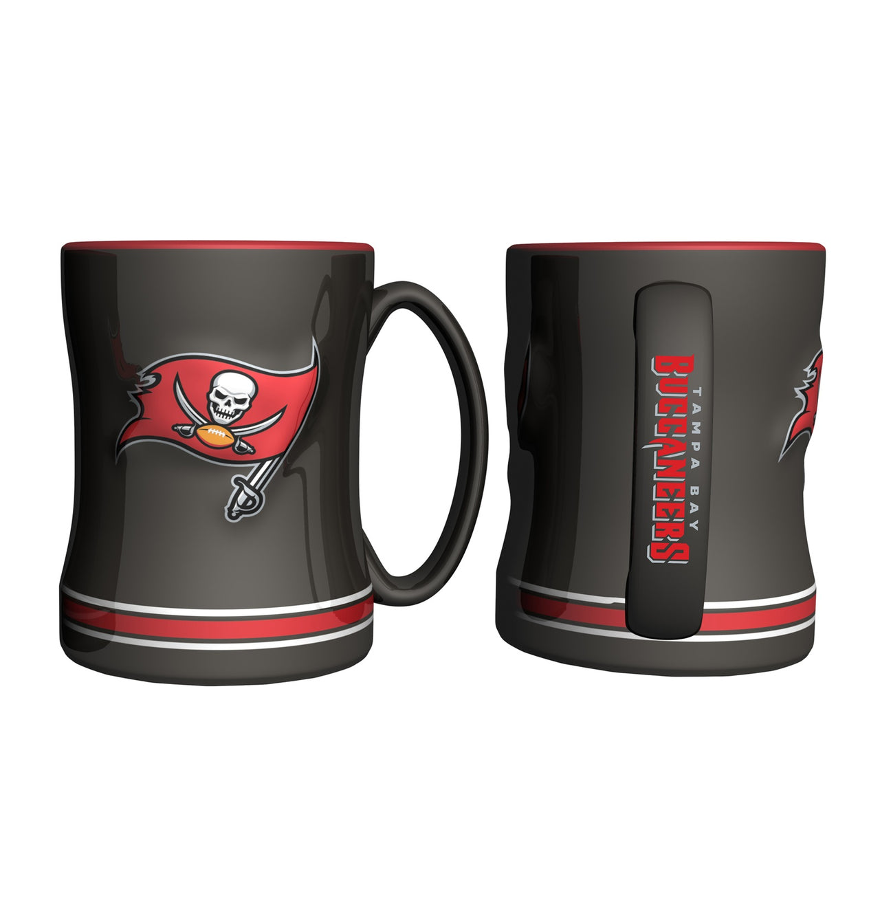 Tampa Bay Buccaneers Logo Relief Coffee Mug - Dynasty Sports & Framing 