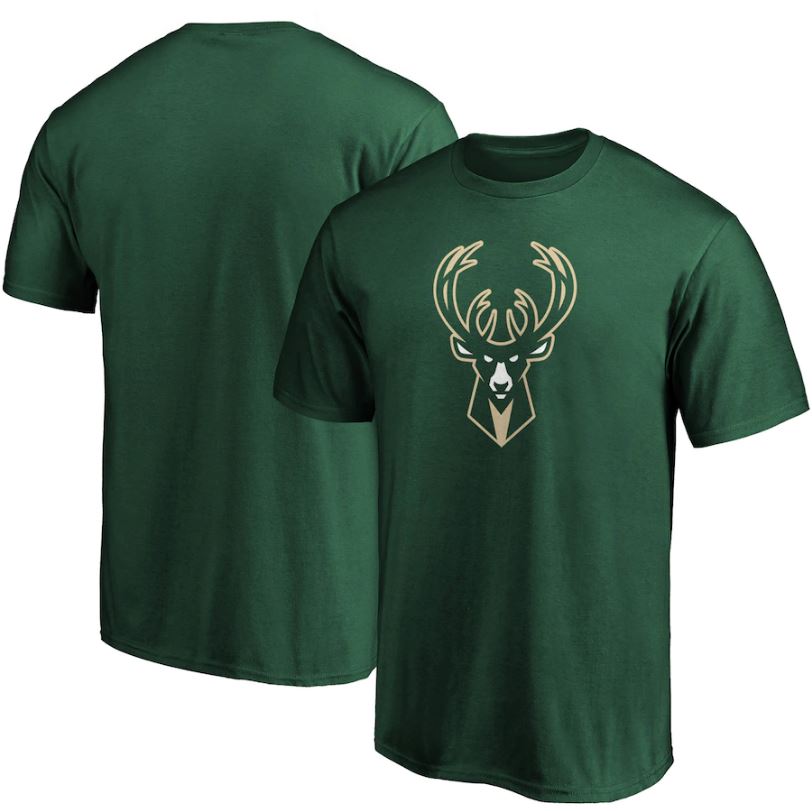 Milwaukee Bucks Green Primary Team Logo T-Shirt - Dynasty Sports & Framing 